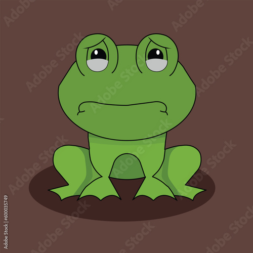 a cartoon frog illustration art