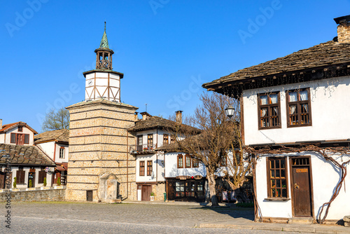 Typical Bulgarian Houses in the Old Town of Tryavna photo