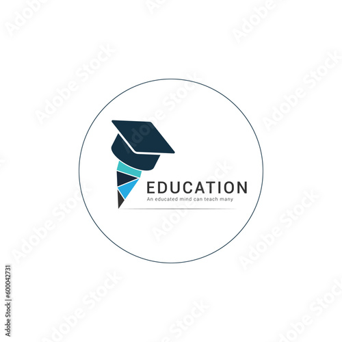 Education logo design template