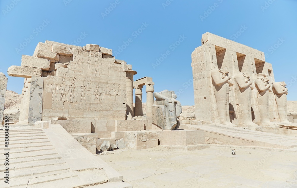 The Ramesseum, the Mortuary Temple of Ramesses II, one of Ancient Egypt's Most Dominant Kings