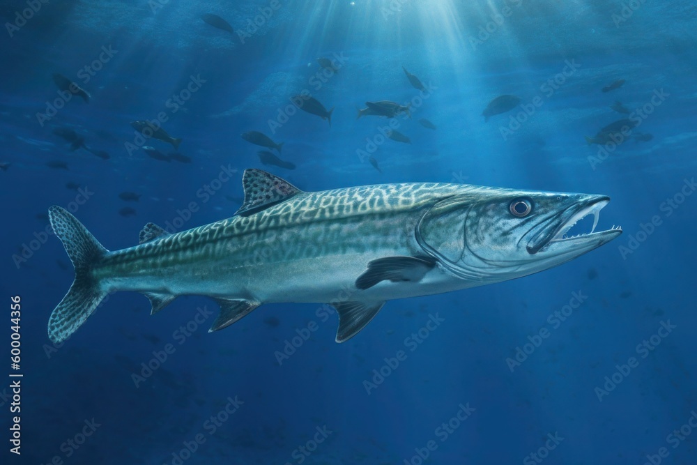 Barracuda Fish. Generative AI Barracuda Fish. Generative AI