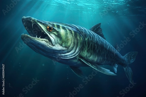 Barracuda Fish. Generative AI