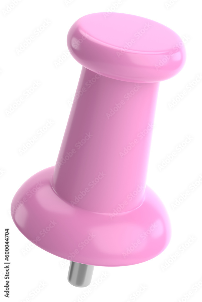 Push pin. Drawing pin. 3D pin. 3D illustration. Push pin. Drawing pin. 3D pin. 3D illustration.