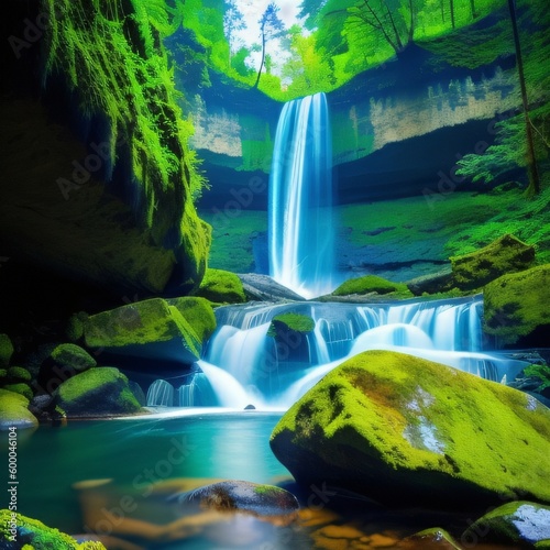 waterfall in the forest