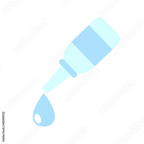 Eye drops vector. symbol. Eye drops isolated vector. White background.