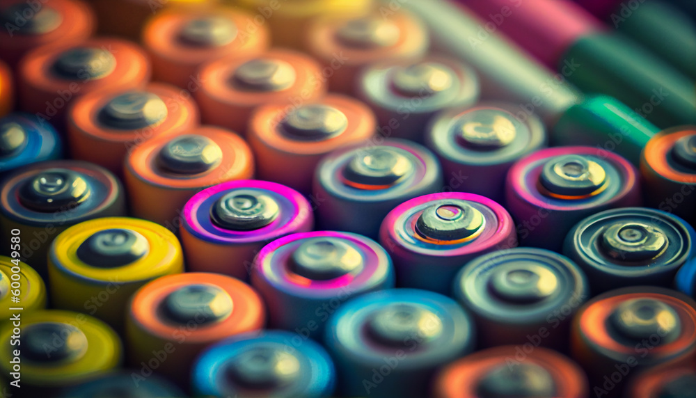 Noname Batteries of different sizes. Caring for the environment. Disposal of used batteries. Generative AI Noname Batteries of different sizes. Caring for the environment. Disposal of used batteries. Generative AI