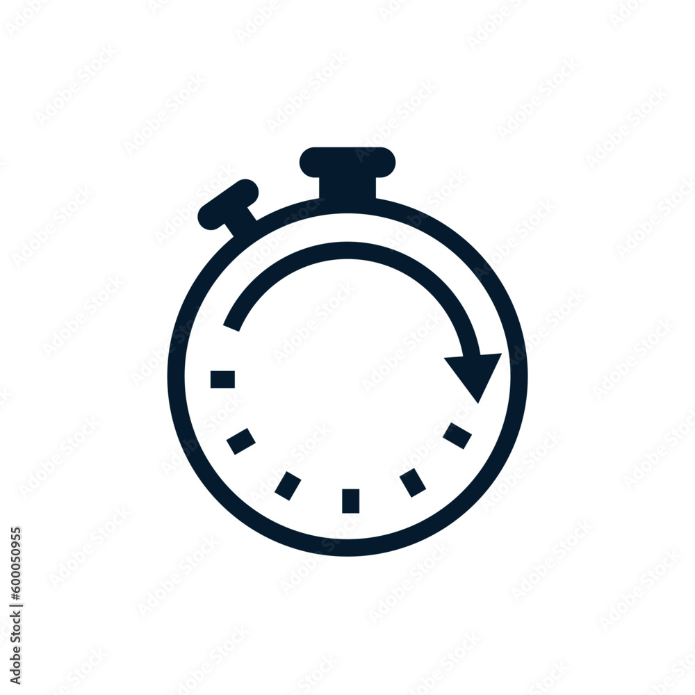 The concept of fast processing. Vector icon isolated on white background. The concept of fast processing. Vector icon isolated on white background.