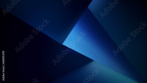 青色のデスクトップ画面 背景画像 Generative AI 