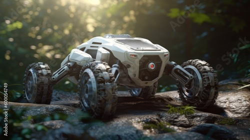 artificial robot car in jungle © faiz