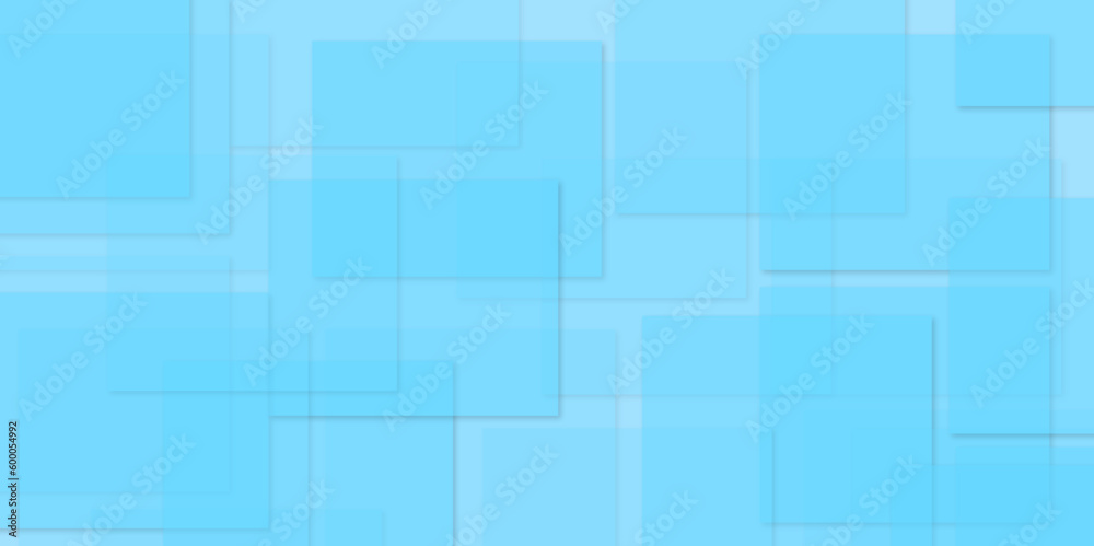Abstract blue background with squares. Blue vector Abstract Technology business background with lines and geometric shapes. Abstract vector concept