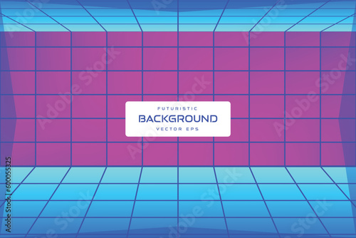 Cyber world background template design