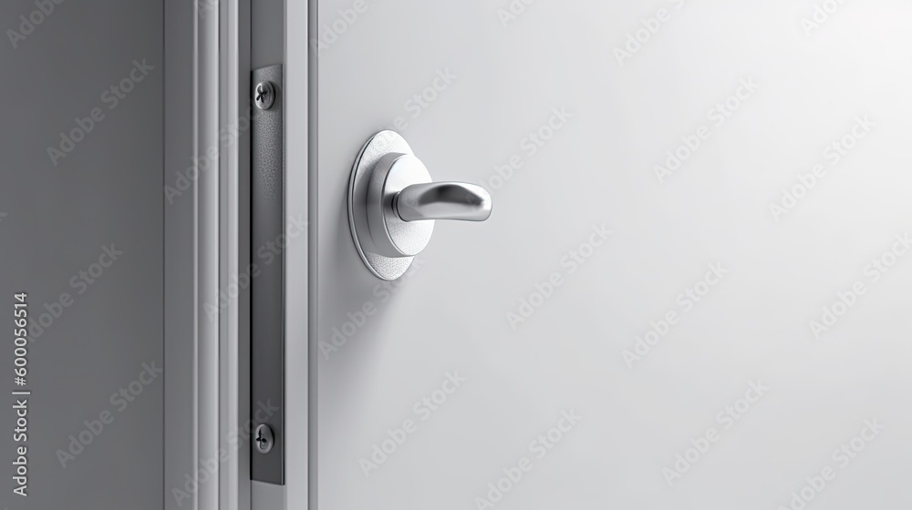 Special modern chrome door handle so that even the smallest parts radiate elegance. Generative AI Technology Special modern chrome door handle so that even the smallest parts radiate elegance. Generative AI Technology