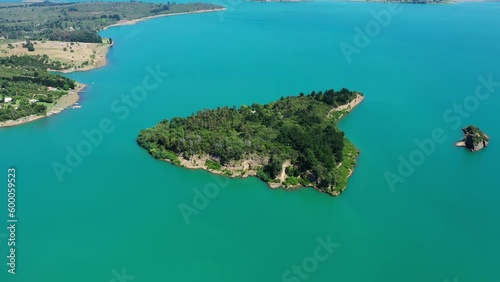 Beautiful Colbun lake in Maule Chile photo