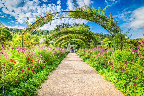 Fotografie Gverny green garden gallery