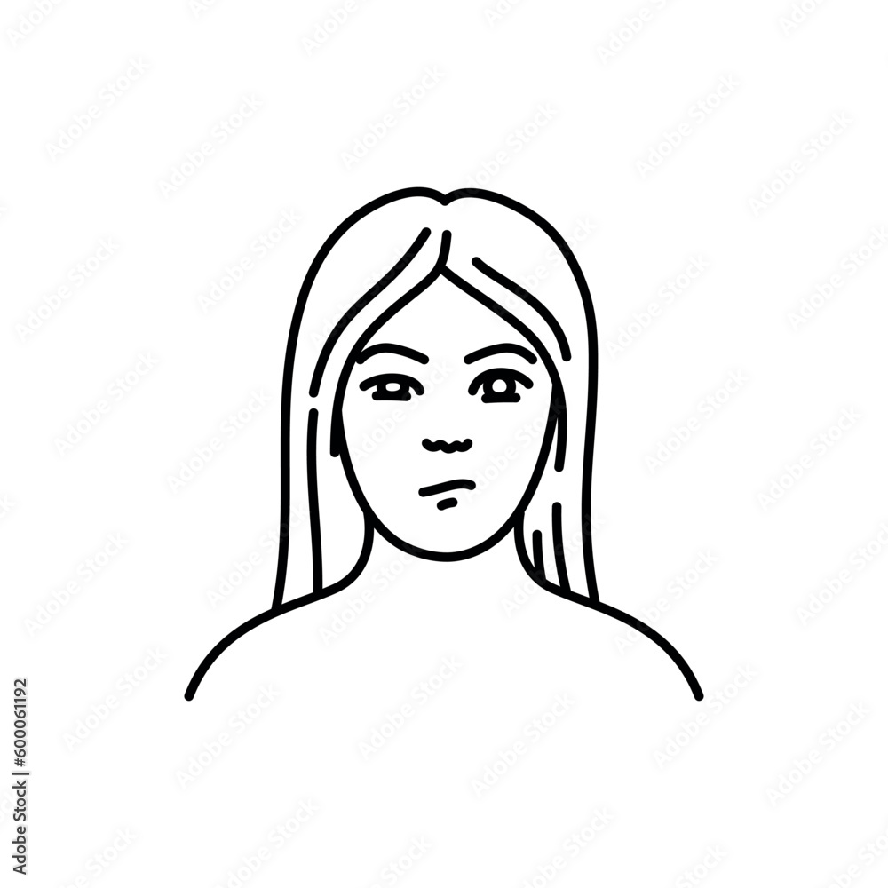 Myasthenia gravis (MG) disease black line icon. Autoimmune diseases Myasthenia gravis (MG) disease black line icon. Autoimmune diseases