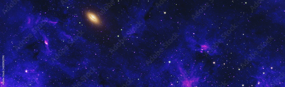 Magic color galaxy. Infinite universe and starry night. Elements furnished by NASA