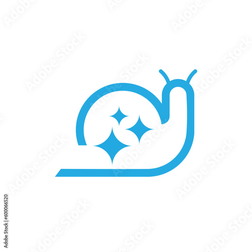 snail logo animal nature icon dsign symbol