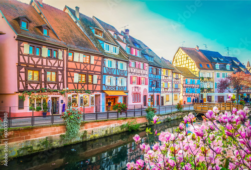 Colmar, beautiful town of Alsace, France © neirfy