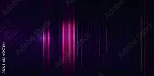 Pink and purple lines on a dark background light and shadow abstract background.  © Noobs