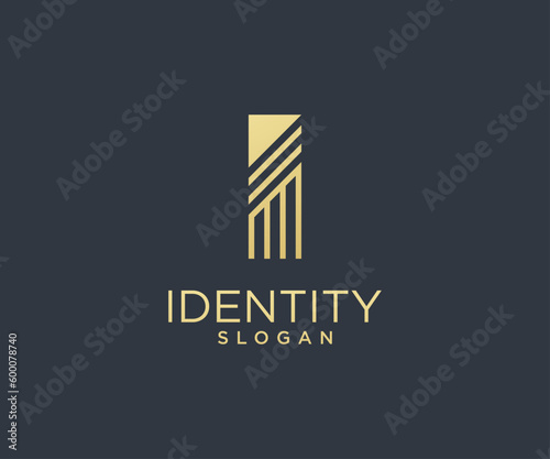 Letter I logo design for various types of businesses and company. Luxury and elegant Letter I vector