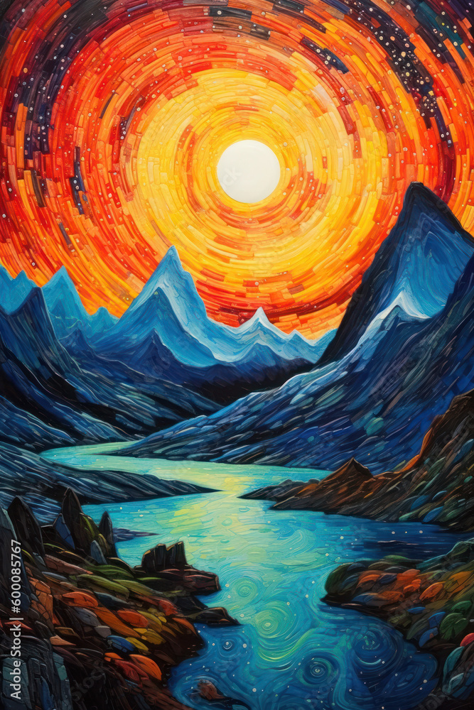 Fototapeta premium Magical artistic landscapes