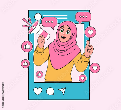 hijab women, social media influencers, content creators