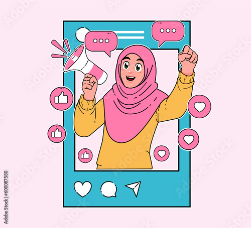 hijab women, social media influencers, content creators