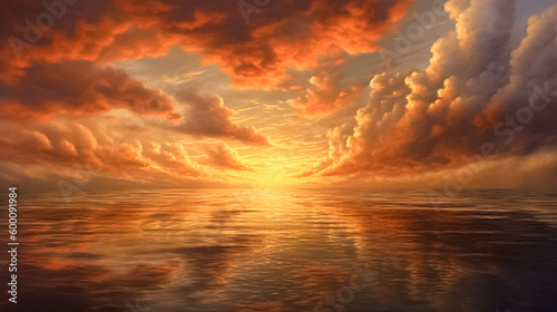 Beautiful sea landscape during sunset © ArtSpree