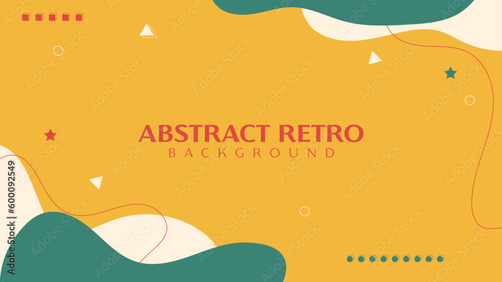 Vintage colorful abstract background, backdrop. Illustration