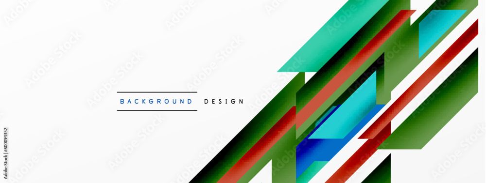 Dynamic lines background. Wallpaper for concept of AI technology, blockchain, communication, 5G, science, business and technology
