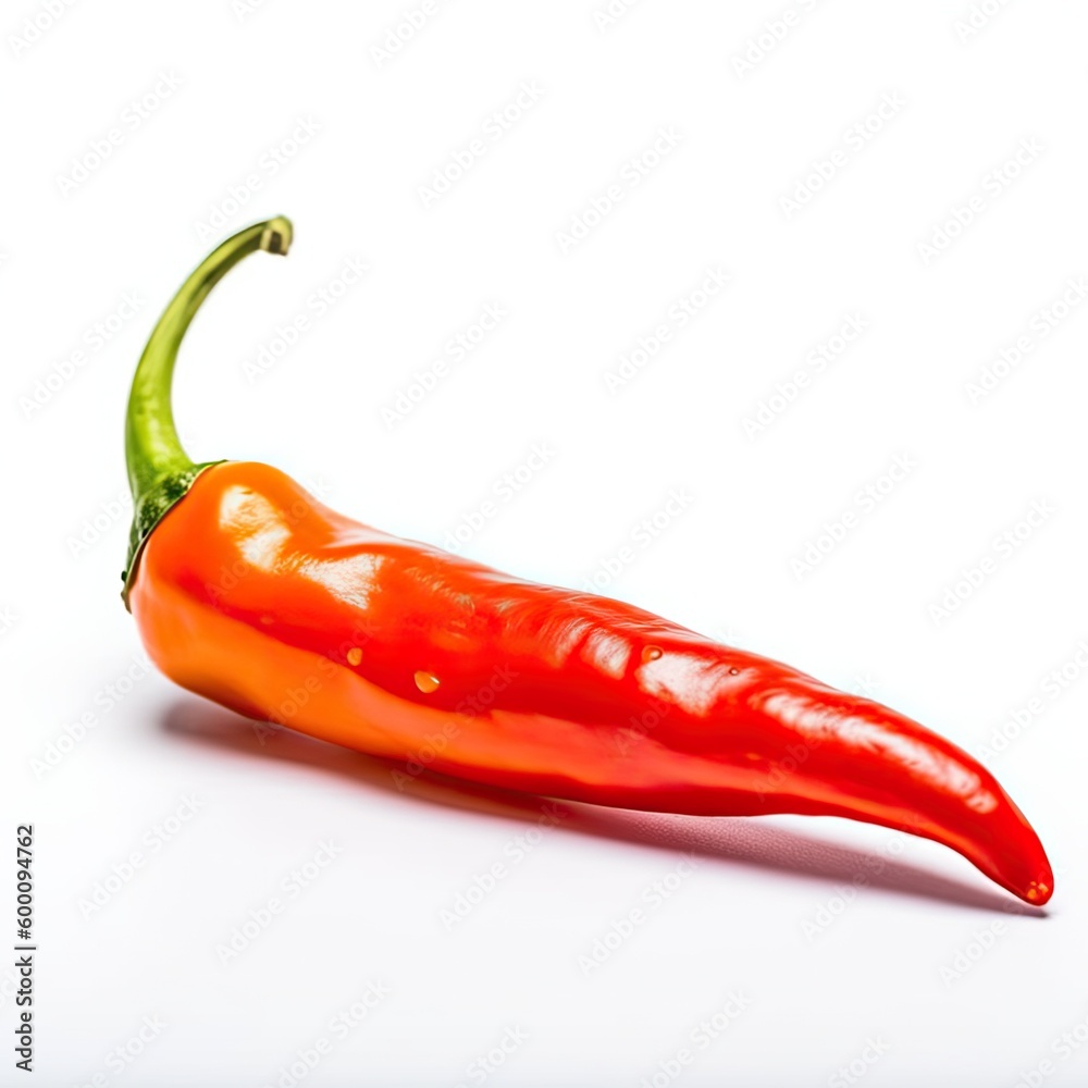 Red hot chili pepper created using AI Generative Technology