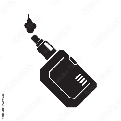 e-cigarette icon logo vector design template