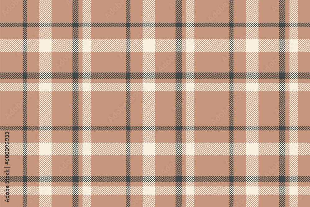 Plaid background, check seamless pattern in beige. Vector fabric texture for textile print, wrapping paper, gift card or wallpaper. Plaid background, check seamless pattern in beige. Vector fabric texture for textile print, wrapping paper, gift card or wallpaper.