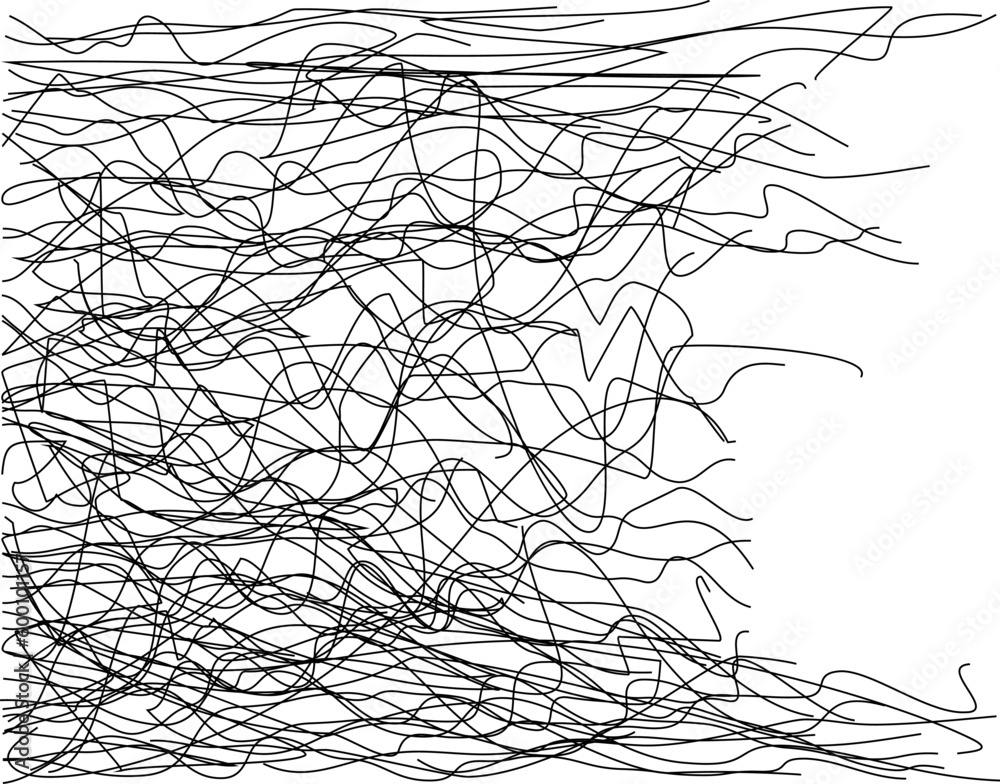 Obraz premium Random Abstract Chaotic Lines Y_2112003