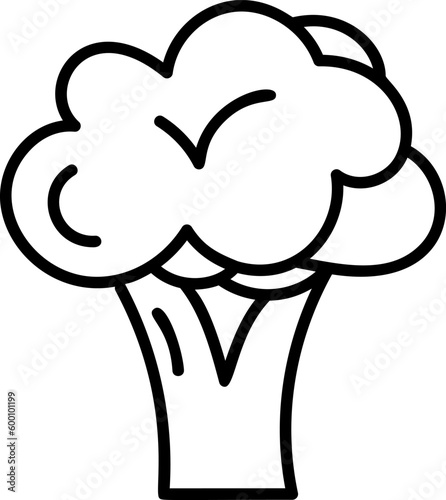 Doodle Broccoli Illustration
