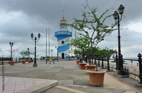 Lighthouse Faro Las Penas in Guayaquil, Guayas Province, Ecuador, South America
 photo