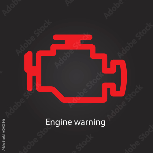 Engine warning lights