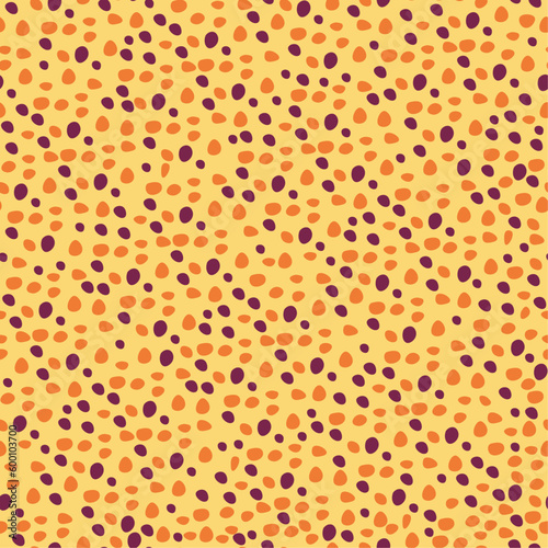 seamless pattern of colorful circles on a  sand background