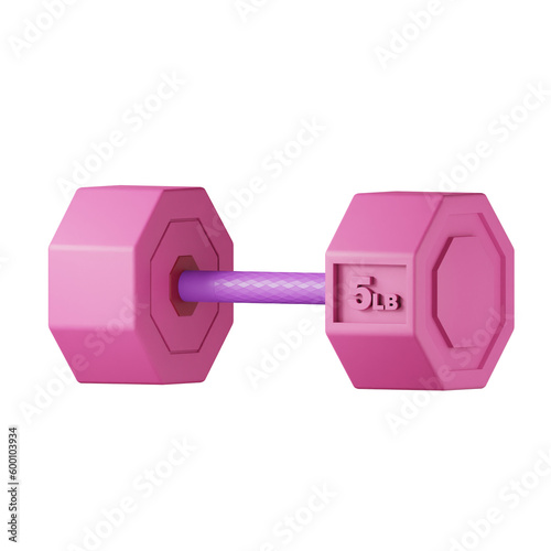 Cuadro en lienzo 3D Icon Barbel Fitness and Gym