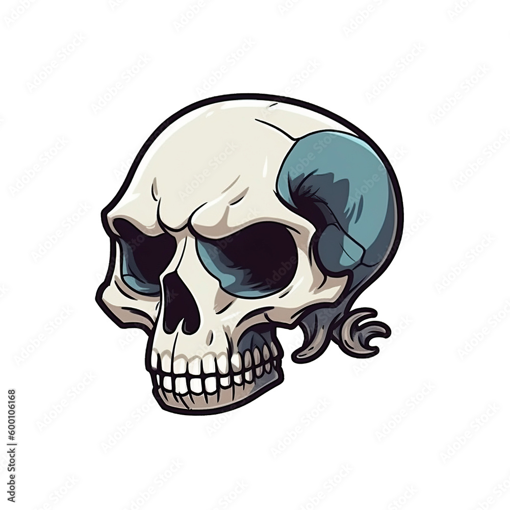 Fototapeta premium Calavera cartoon