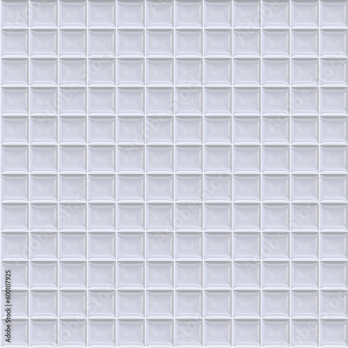 Neatly aligned simple transparent tiles. (Perfect seamless pattern)