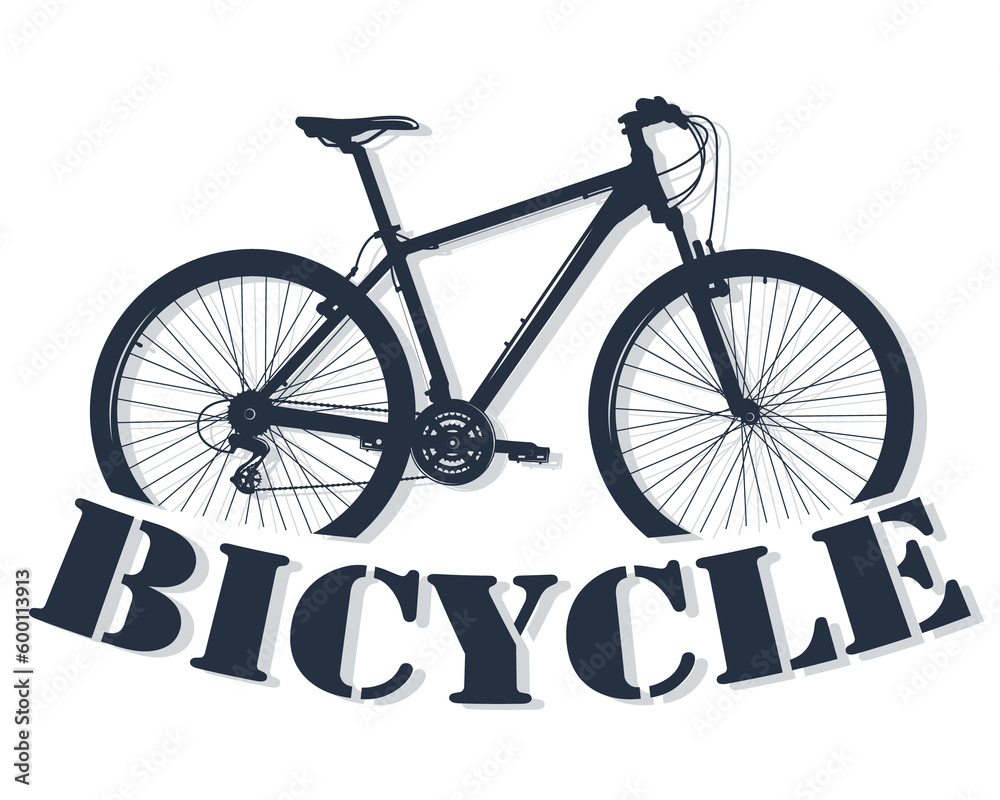 Bicycle label design and logo. Shop and service. Bicycle label design and logo. Shop and service.