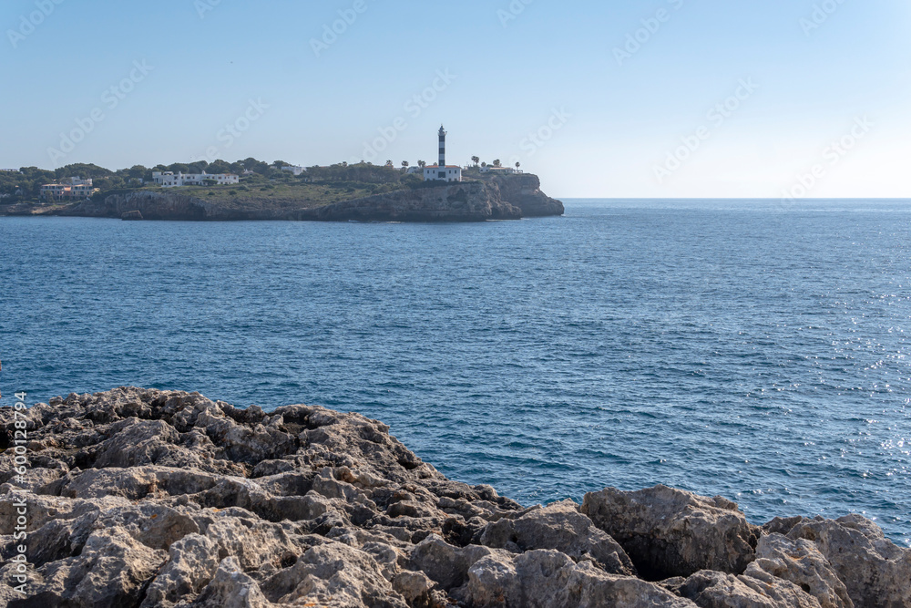 Lighthouse of the Majorcan town of Portocolom