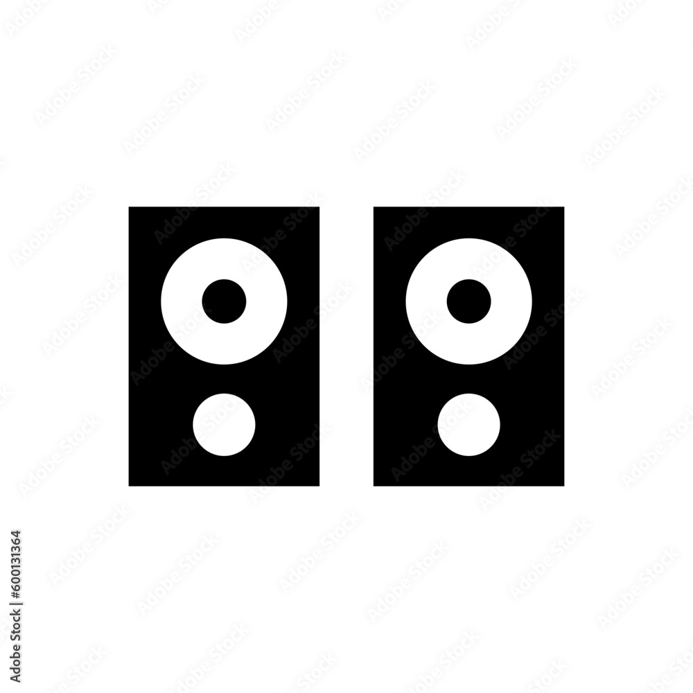 Sound Speaker Black Filled Icon Sound Speaker Black Filled Icon