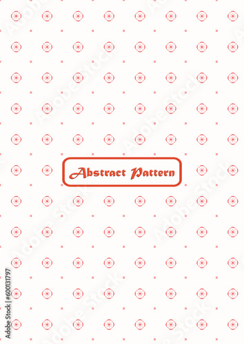 Modern and abstract pattern for textile print iteams