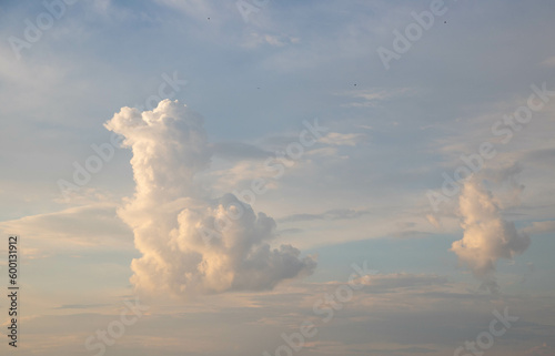 fluffy clouds in the sky © Анастасия Бажан