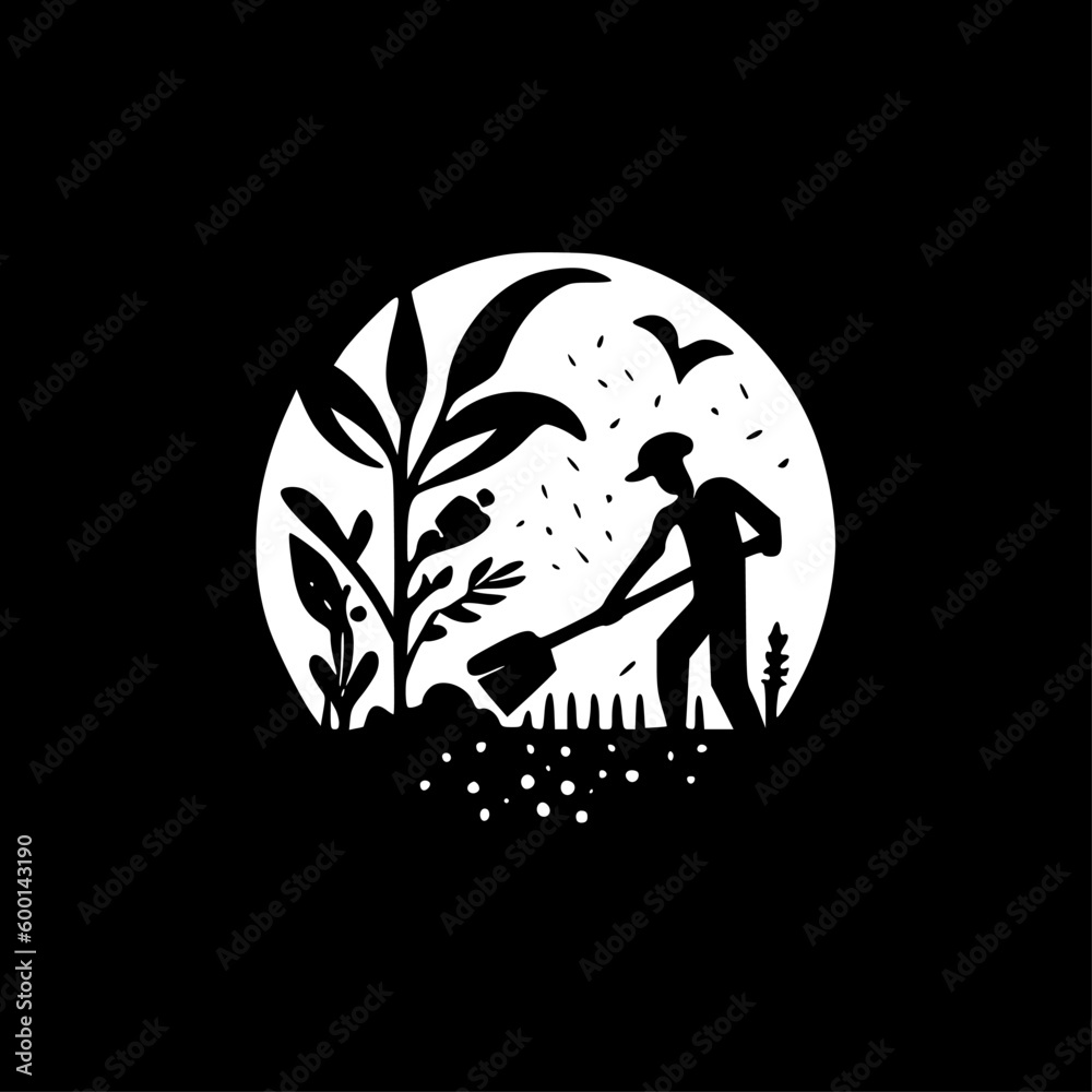 Gardening - High Quality Vector Logo - Vector illustration ideal for T-shirt graphic Gardening - High Quality Vector Logo - Vector illustration ideal for T-shirt graphic