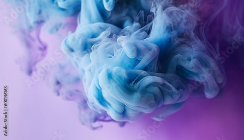 professional smoke background. purple and blue. High quality Generative AI