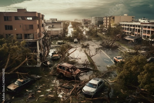 Wallpaper Mural City after Hurricane Torontodigital.ca