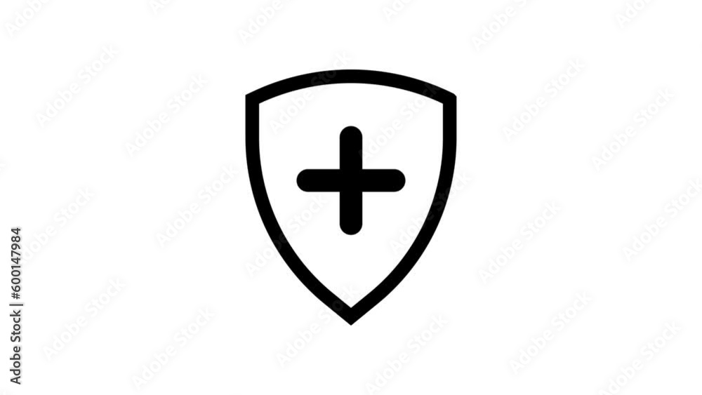 Shield icon, Animated icon on transparent background, alpha channel included. Shield icon, Animated icon on transparent background, alpha channel included.